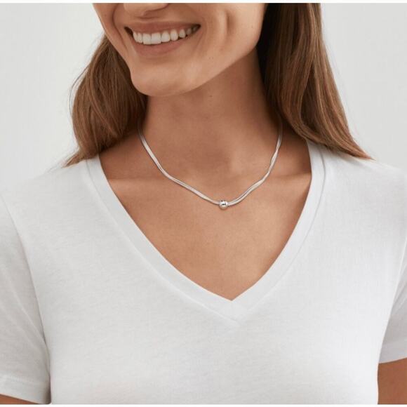 Silpada Sterling‎ Silver Thoreau Multi Strand Ball Necklace Retired N0914 - Picture 2 of 12